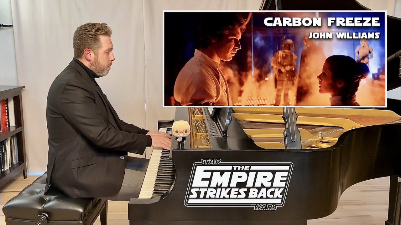John Williams: Carbon Freeze | The Empire Strikes Back (piano cover with film)