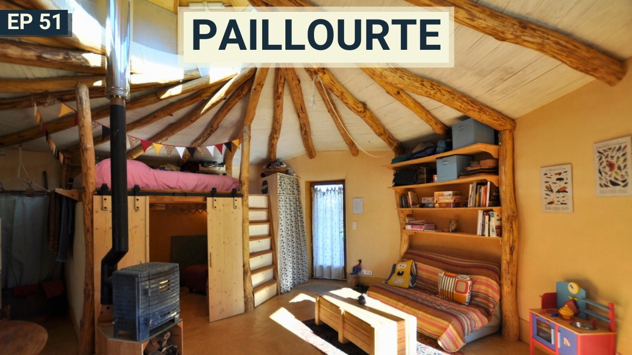 Il auto-construit une MAISON RONDE, pas chère et confortable 🛖