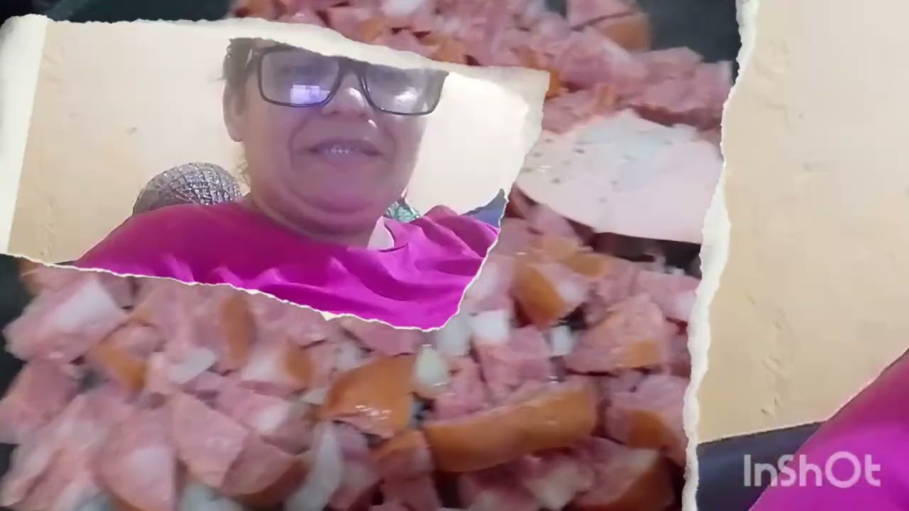 FIZ CALDO DE MACAXEIRA COM LINGUIÇA 😋