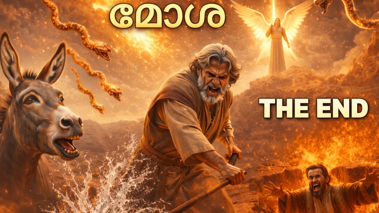 മോശയുടെ യാത്ര അവസാനിക്കുന്നു | Moses’ Final Moments | Life Of Moses Final Episode | Bible Story
