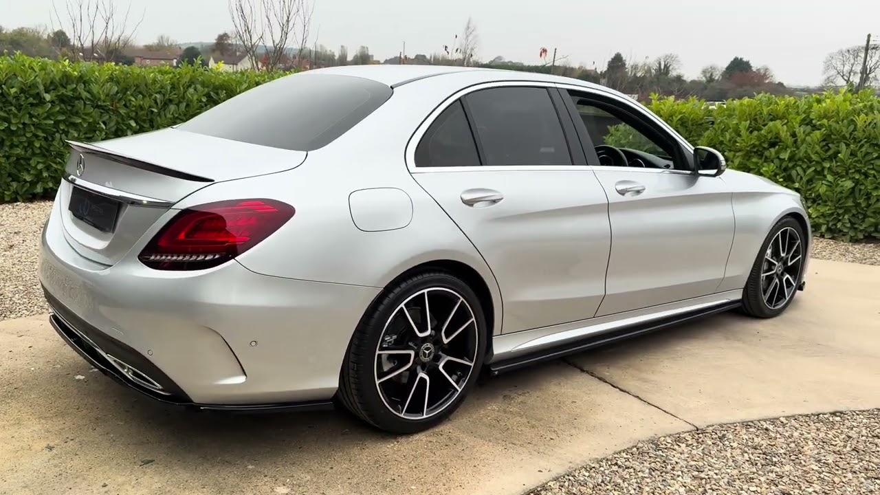 facelift 2018/68 Mercedes-Benz C220d AMG Line saloon for sale walk round video
