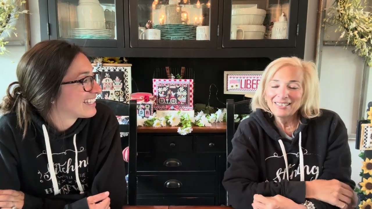 Flosstube #406:Priscilla &  Chelsea-The Real Housewives of Cross Stitch