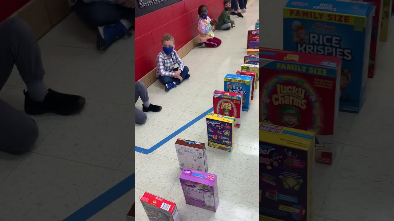 HES Cereal Box Domino Run