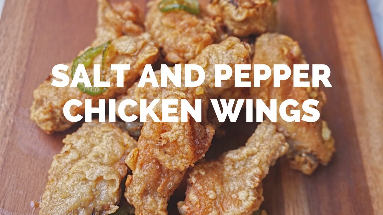 How to Make Chinese Salt and Pepper Chicken Wings Recipe | 椒鹽雞翼