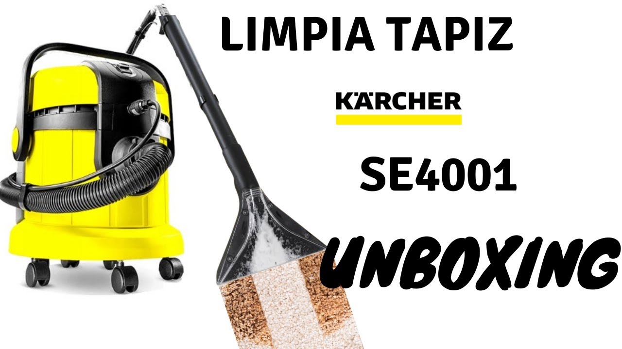 Limpia Tapiz Karcher SE 4001 UNBOXING REVIEW