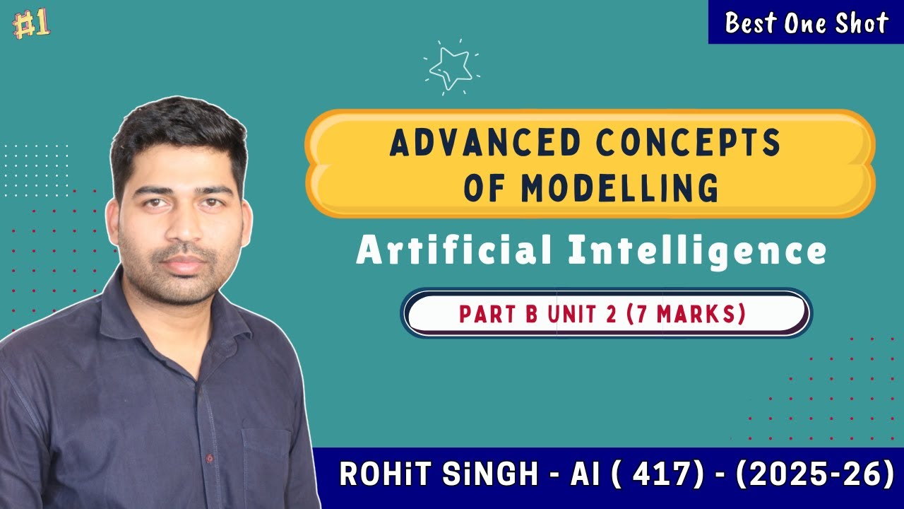 Advanced Concepts of Modelling in AI Class 10 Unit 2 | One Shot | CBSE AI Code 417 | Rohit Singh