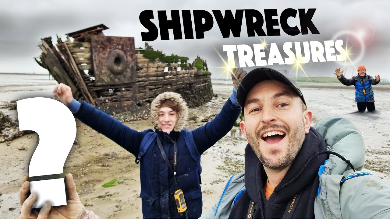 What surprising treasures did we find near SHIPWRECKS?! A Mudlarks dream!