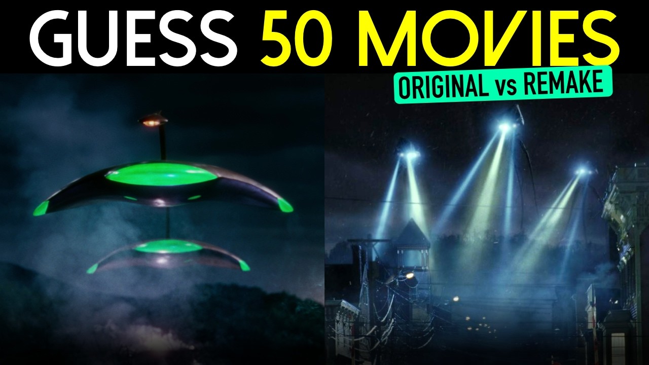 Then vs Now: Guess the Original & the Remake Movies | 50 Iconic Movie Pairs