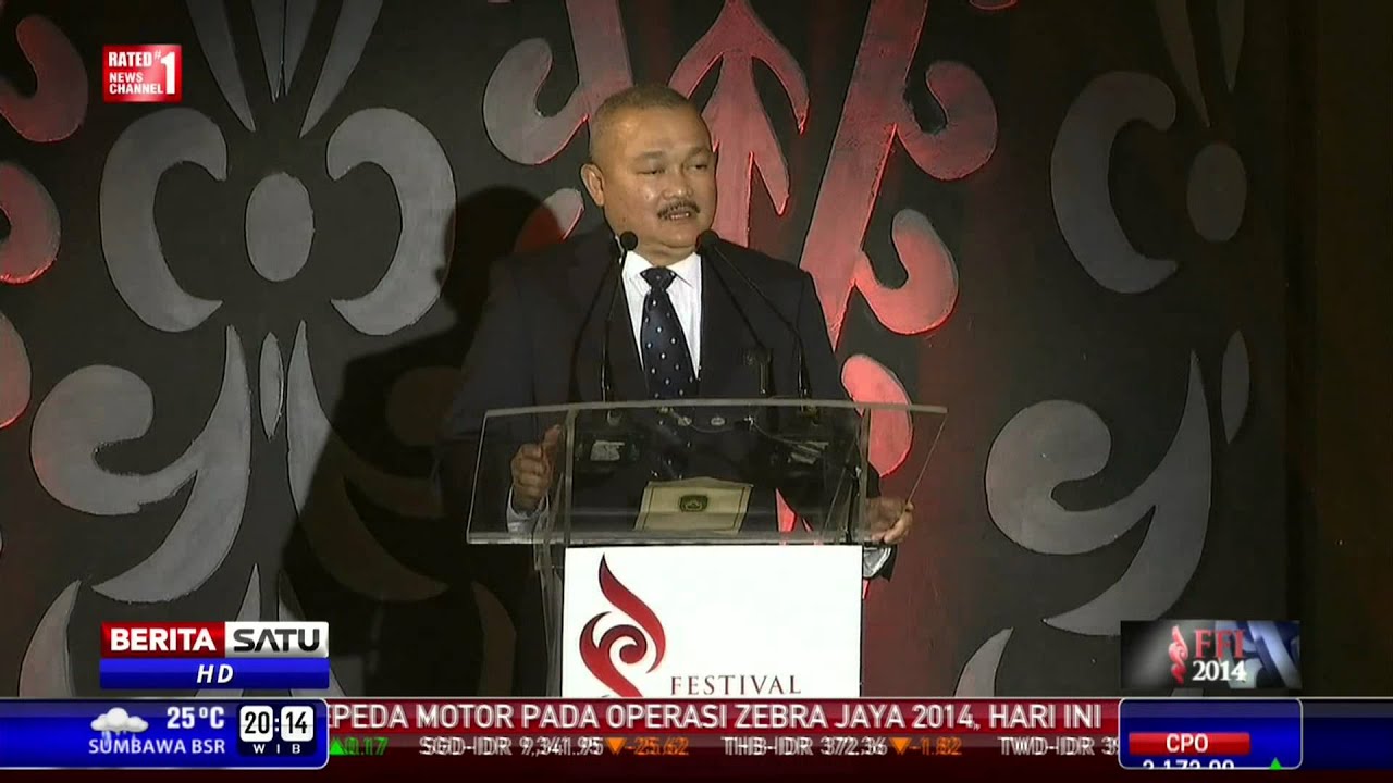 Sambutan Gubernur Sumsel Alex Noerdin