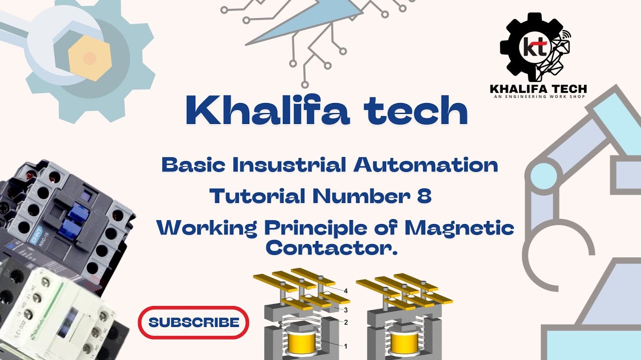 Tutorial Number 8: Working Principle of Magnetic Contactor.