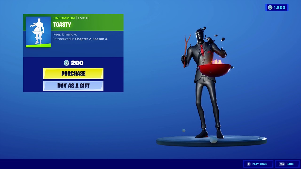 Toasty - Fortnite Emote