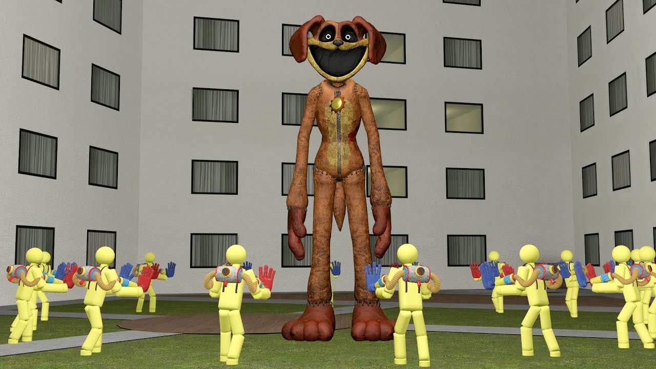THE MUTANT DOGDAY was surrounded, but something went wrong... (Garry's Mod)