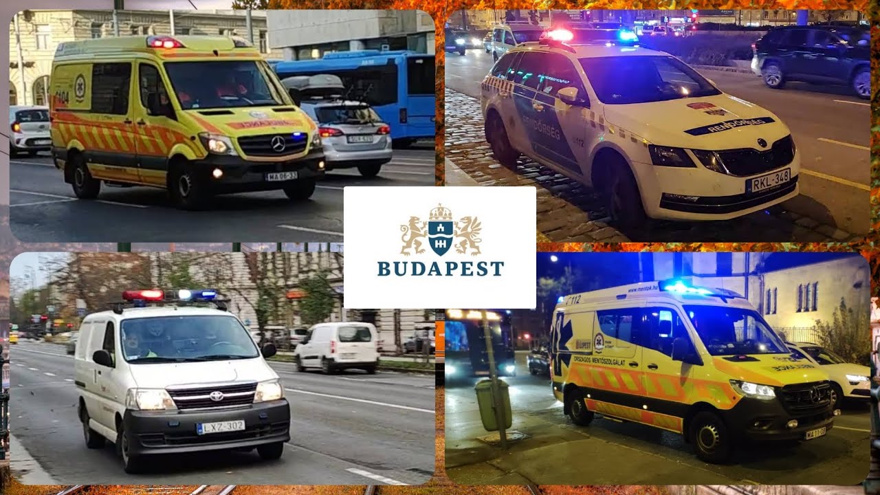 Budapest Emergency Vehicles Compilation/ Budapest Vonulások Összeállítás - 2022.11