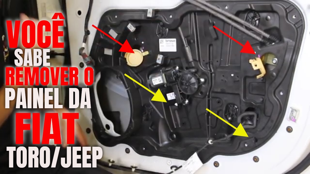 MARTELINHO DE OURO /  COMO RETIRAR A PLACA DA PORTA  FIAT  TORO /JEEP RENEGADE...