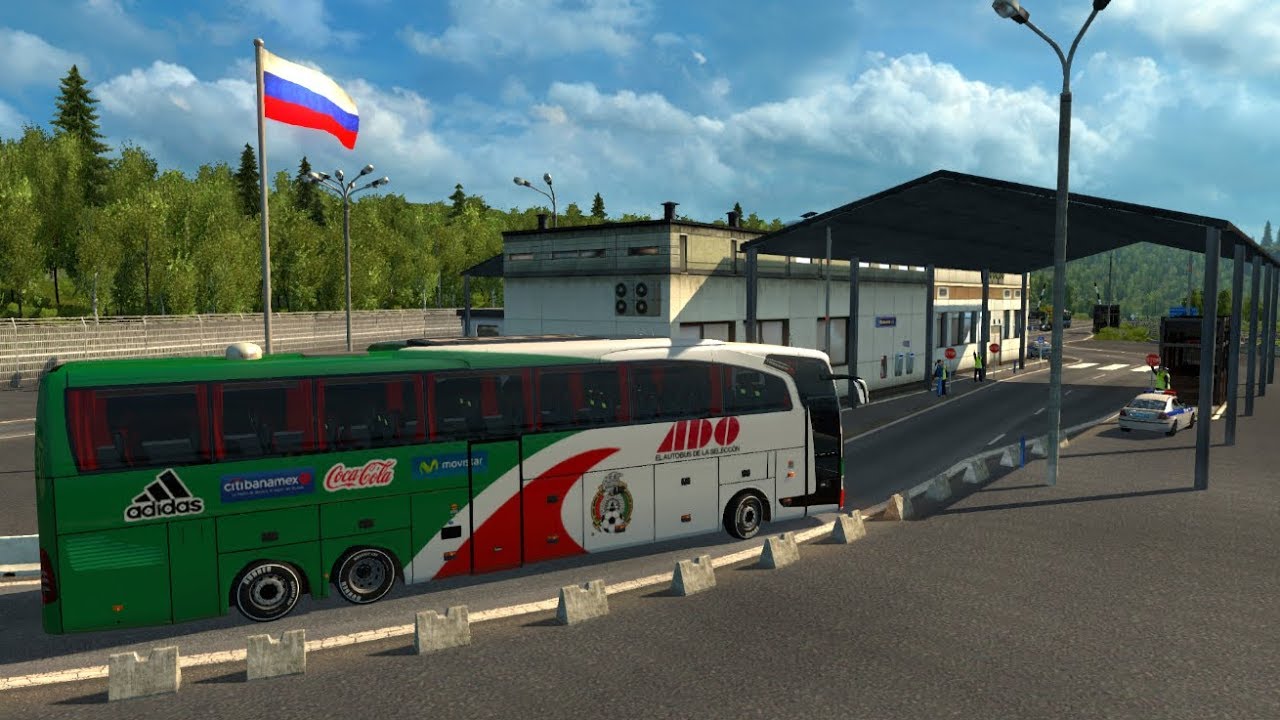 Bus Mercedes Benz Travego S | De Noruega a Rusia | Promods