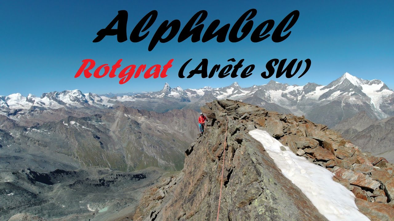 Alphubel - Rotgrat (Arête W)
