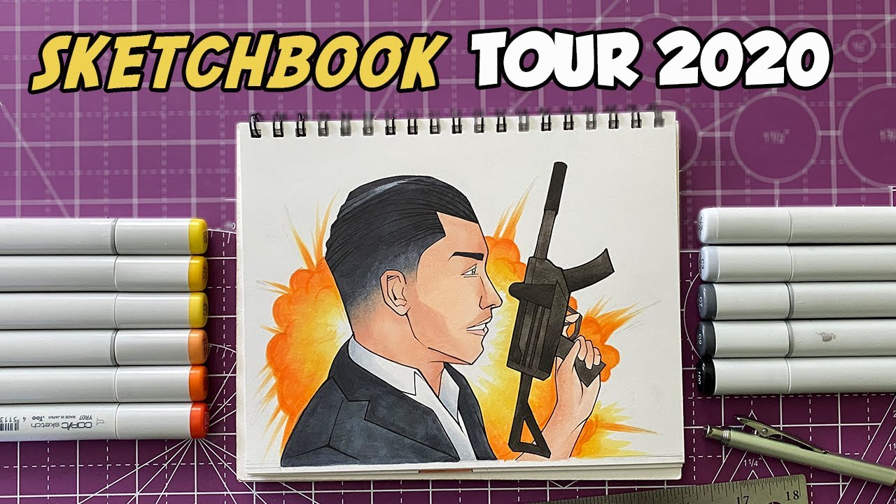 Summer Sketchbook Tour- Over 50 Drawings!
