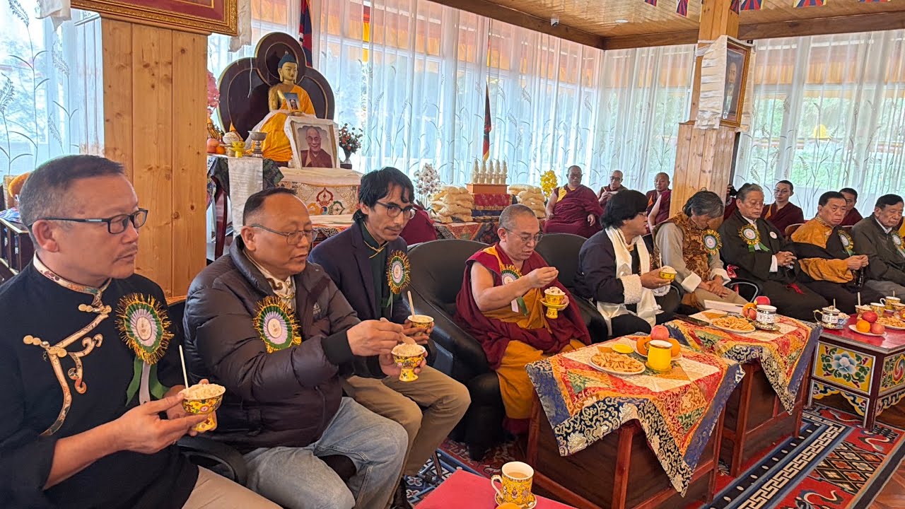“Inauguration ceremony of the Tibetan Language School at Sera Jey Monastery in Gangtok #sikkim 