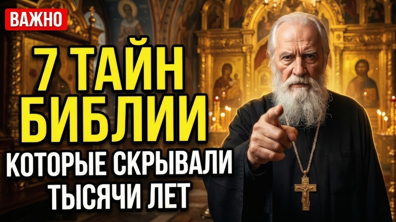 7 ТАЙН БИБЛИИ КОТОРЫЕ МАЛО КТО ЗНАЕТ