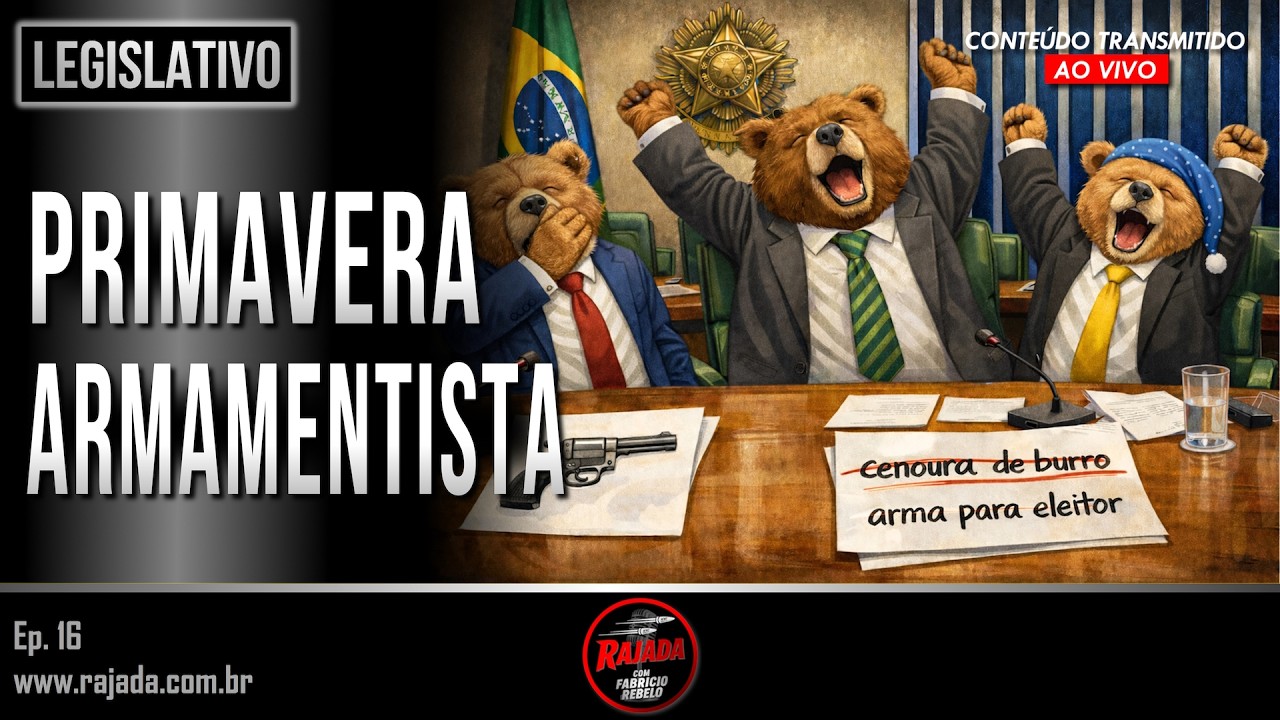 🔴 RAJADA [Ep. 16] | PROJETOS SOBRE PORTE DESPERTAM NO CONGRESSO | 🅵🆁