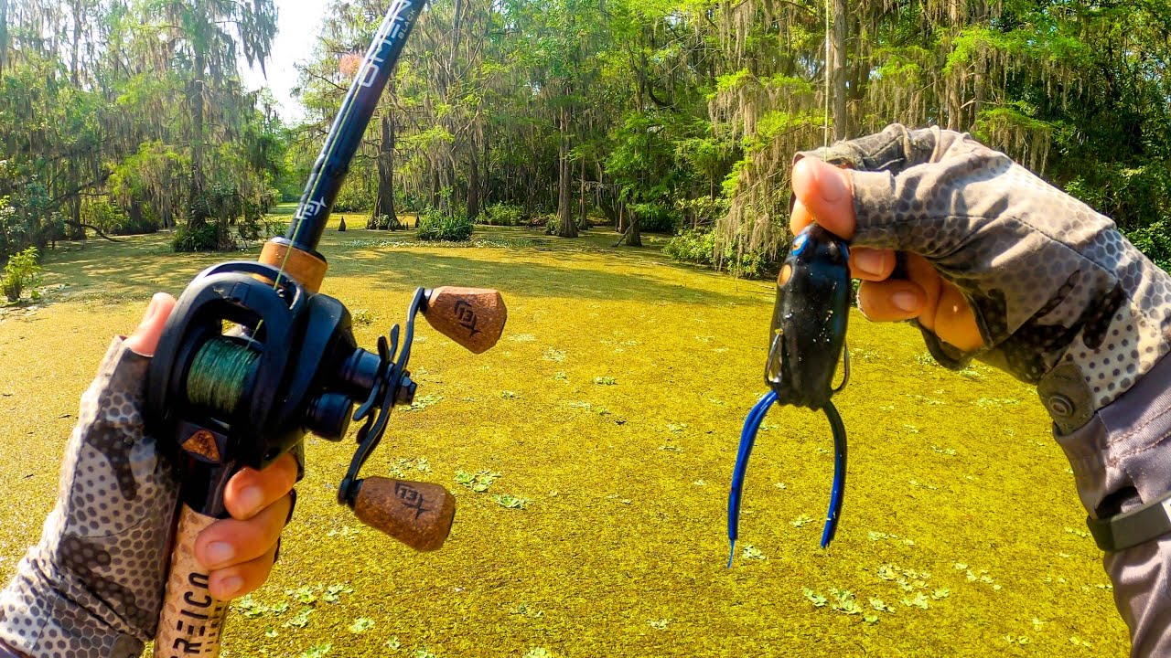 Tossing a FROG over THICK COVER!!
