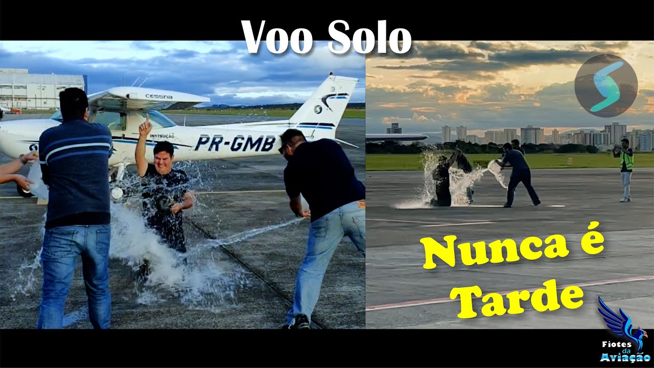VOO SOLO, nunca é tarde para começar #fiotesdaaviacao