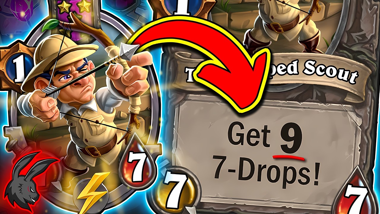 9x 7-Drops?! The BEST Scout I've EVER Seen! @Slyders_HS | Hearthstone Battlegrounds Commentary