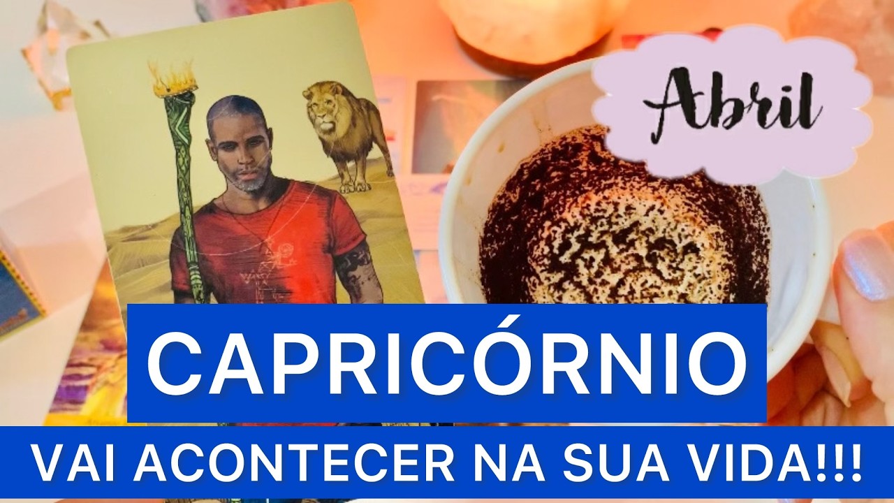 CAPRIC&Oacute;RNIO ♑️ ABRIL/26✨MUITO FORTE O QUE ACONTECER&Aacute; NA SUA VIDA! NOT&Iacute;CIA VAI MEXER COM VOC&Ecirc;!