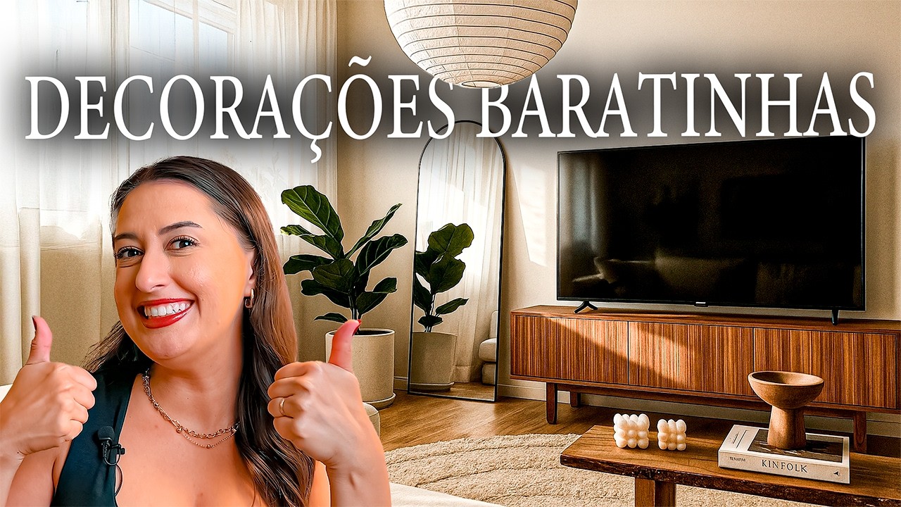 5 DECORAÇÕES BARATINHAS 🏡 ELAS VÃO TRANSFORMAR SUA CASA