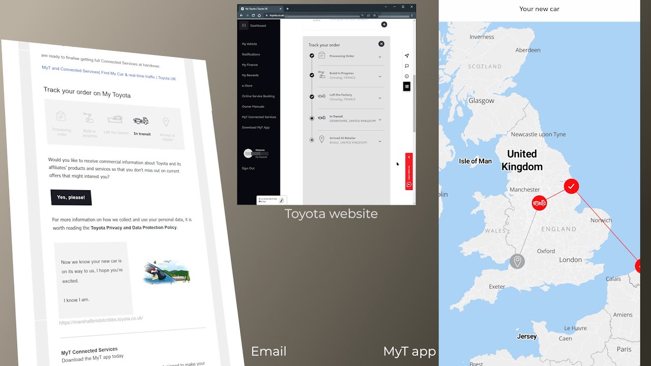 Toyota Vehicle Order Tracker