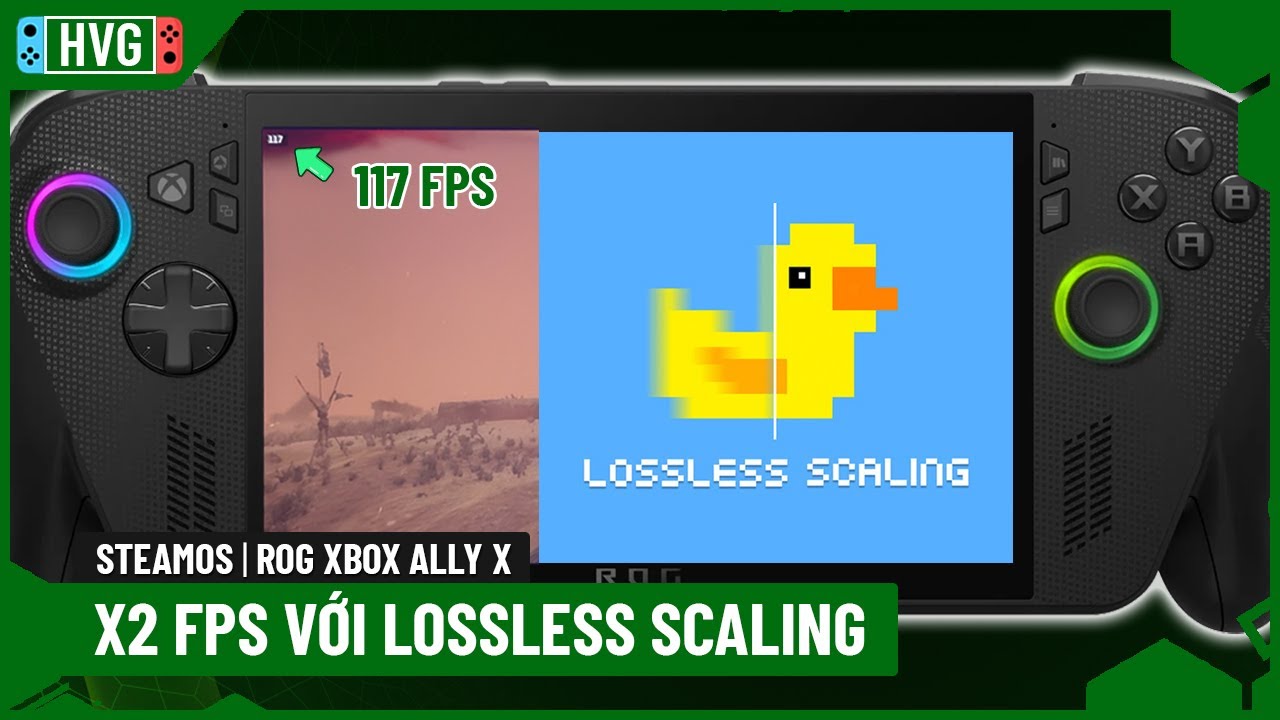 Tăng gấp đôi FPS với Lossless Scaling trên SteamOS (ROG Xbox Ally X)