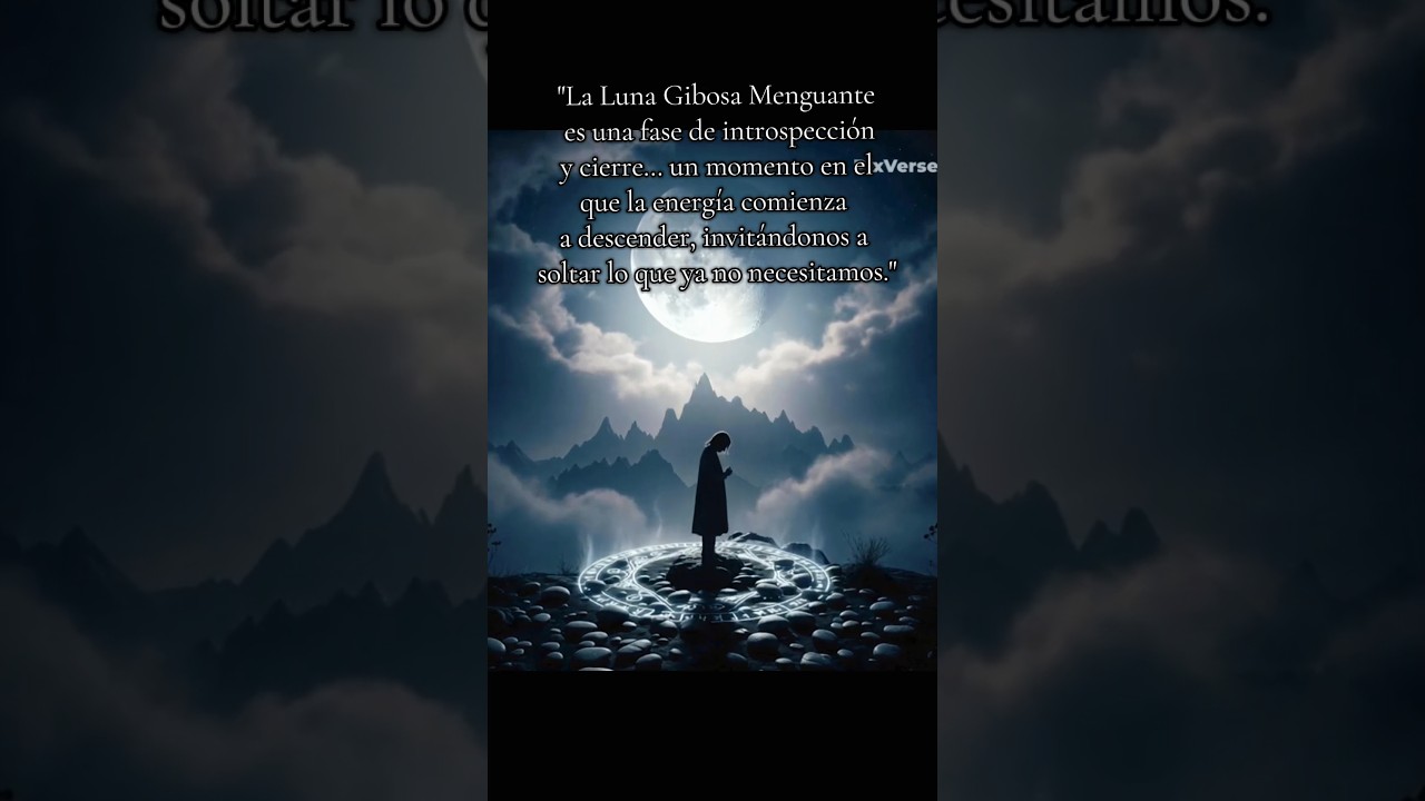 #LunaMenguante #MagiaLunar #Energ&iacute;aEsot&eacute;rica #RitualesDeLuna #Conexi&oacute;nEspiritual