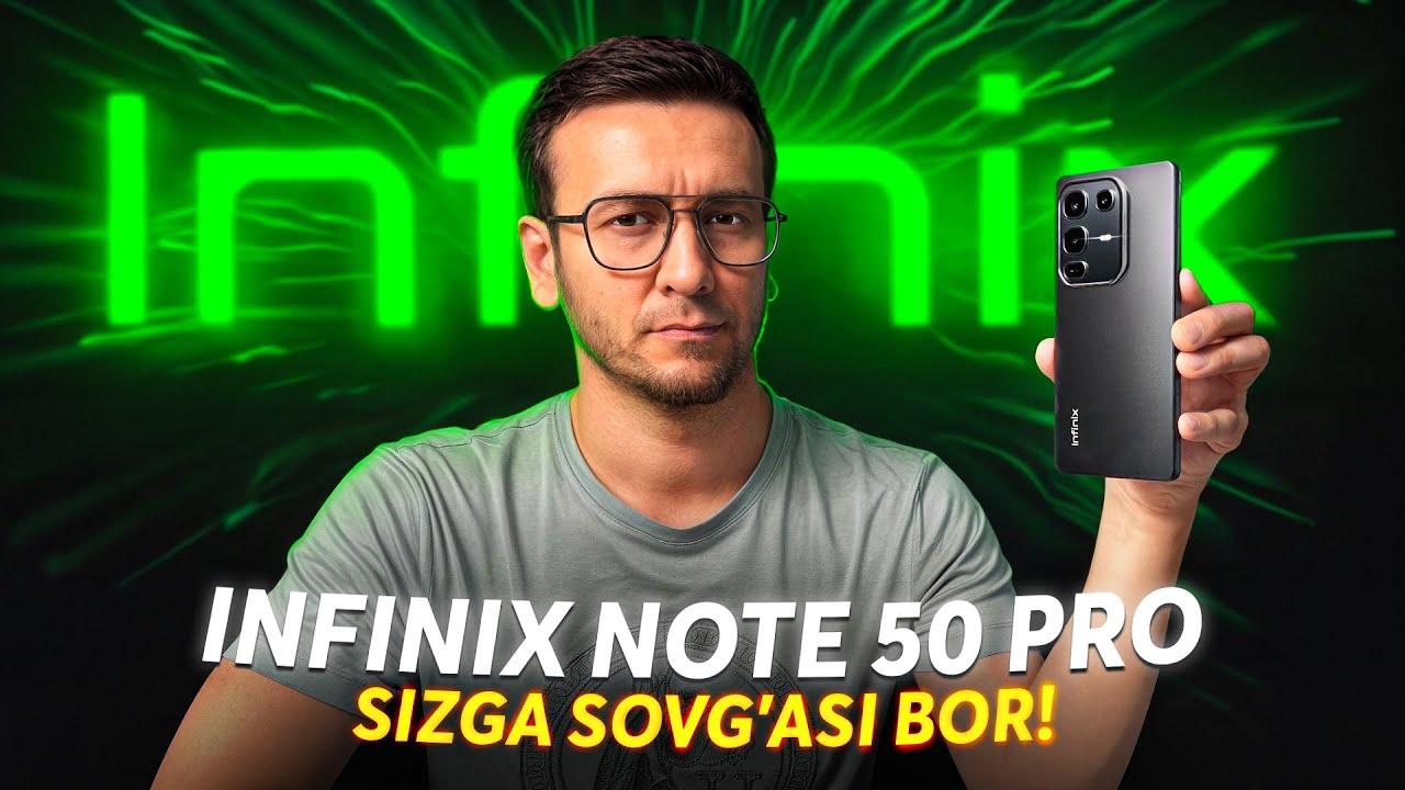 INFINIX NOTE 50 PRO Obzor: O‘z Sinfida Eng Zo‘rmi?