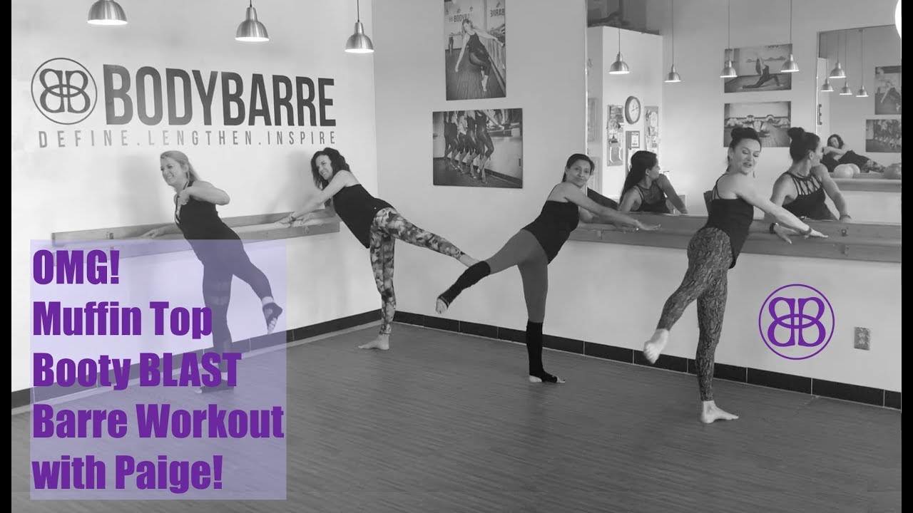 O...M...G!!! Muffin-Top BOOTY BLAST BARRE Workout with PAIGE!