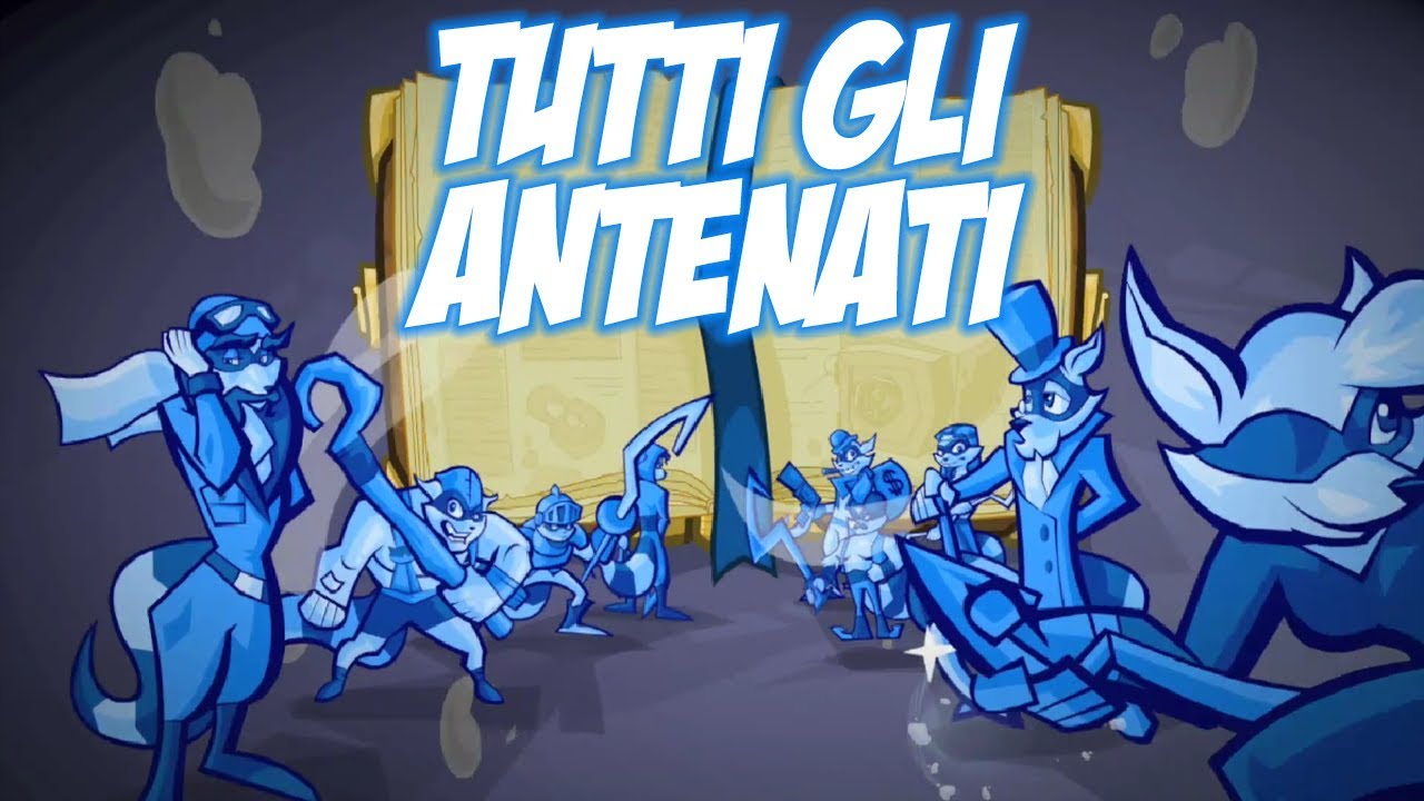 TUTTI GLI ANTENATI DI SLY COOPER
