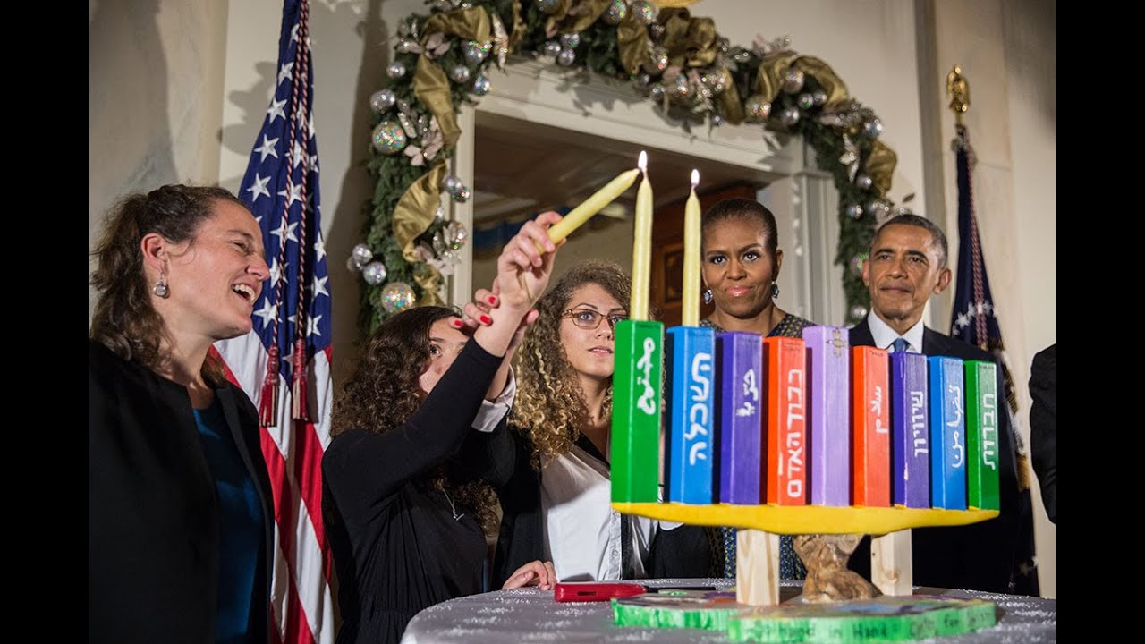 President Obama Speaks at a Hanukkah Reception