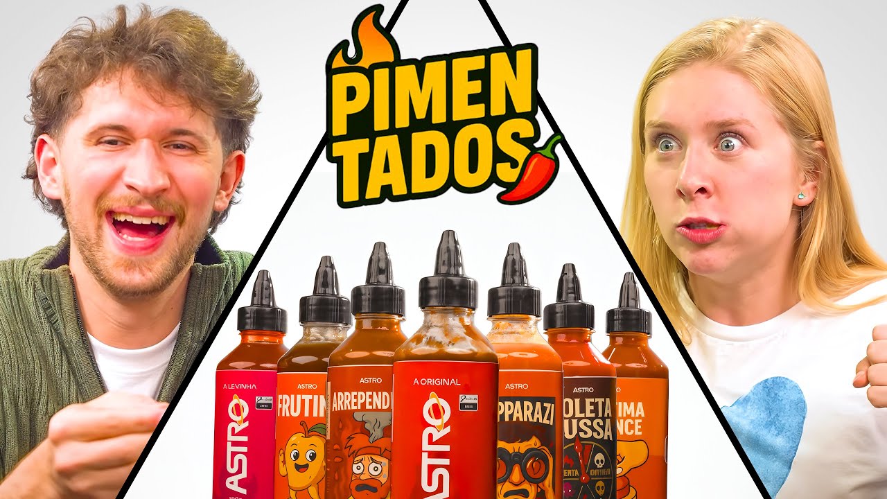 Cela provando as PIMENTAS mais ardidas do mundo!