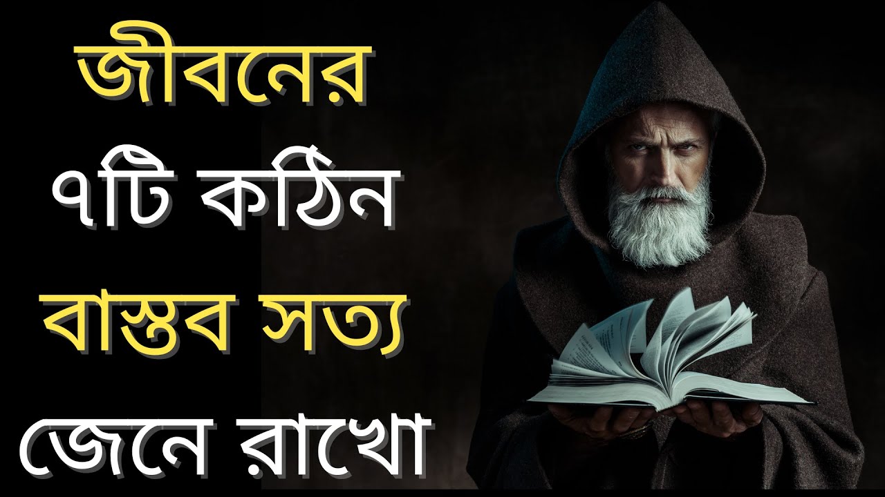 জীবনের ৭টি কঠিন বাস্তব সত্য দেরি হওয়ার আগে জেনে নাও - Powerful Motivational Video in Bangla