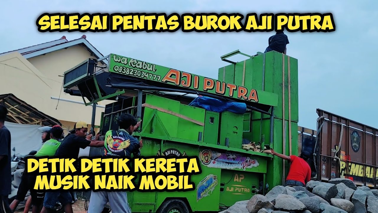 Vlog burok AJI PUTRA selesai pentas di pangaradan