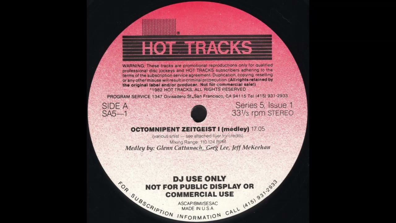 HOT TRACKS SERIES 5, ISSUE 1 * OCTOMNIPENT ZEITGEIST I * Glenn Cattanach, Greg Lee & Jeff McKeehan
