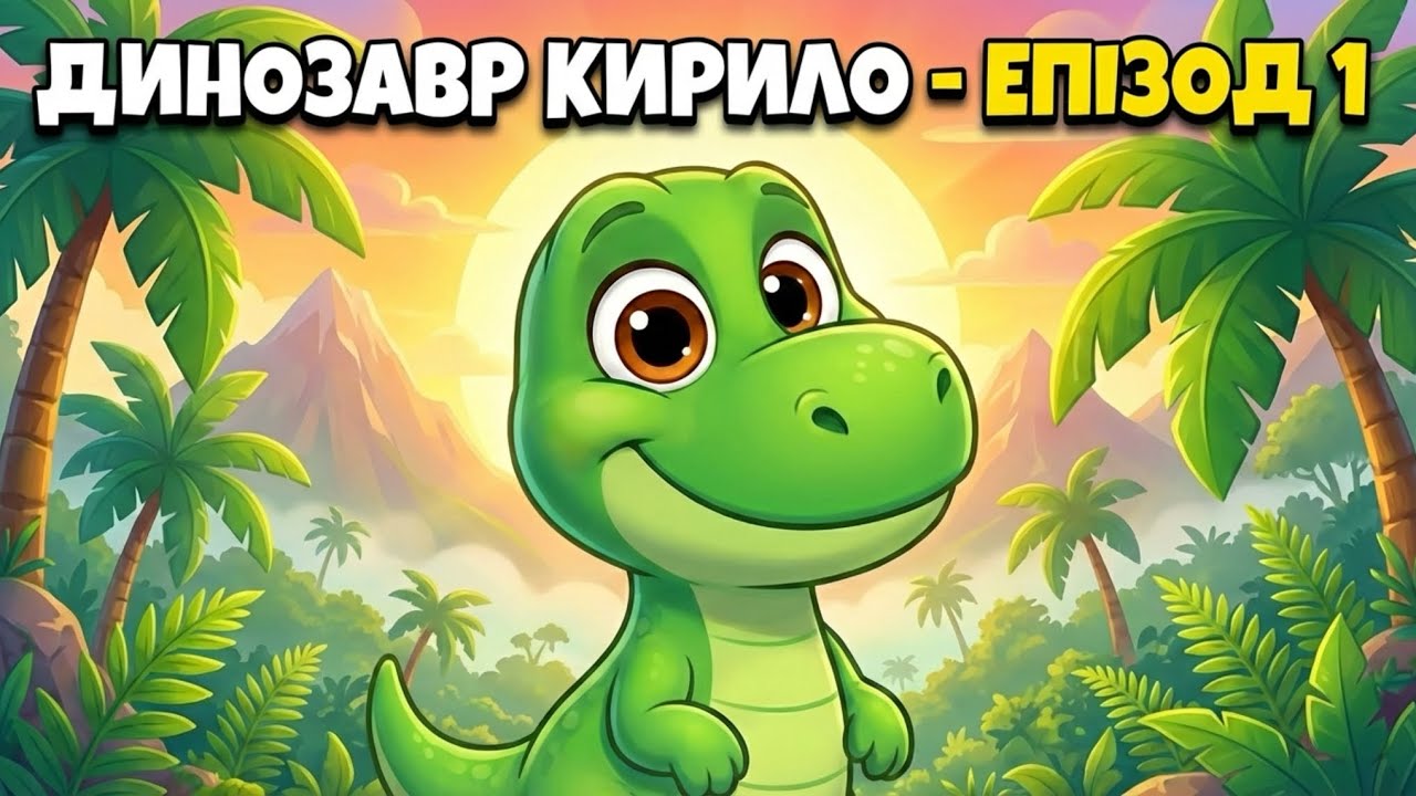 Динозавр Кирило – 1 серія 🦖 | Мультик для дітей