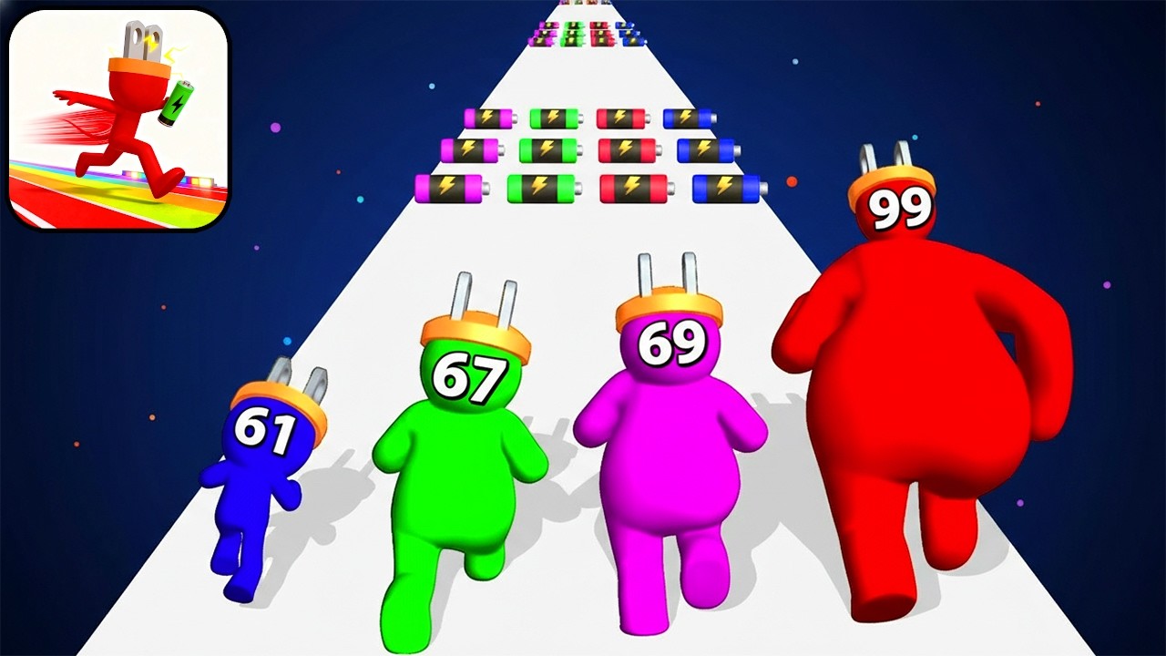 New Satisfying Mobile Game Plug Head Race 🔥😱 All Levels Unlocked! 4K Ultra HD