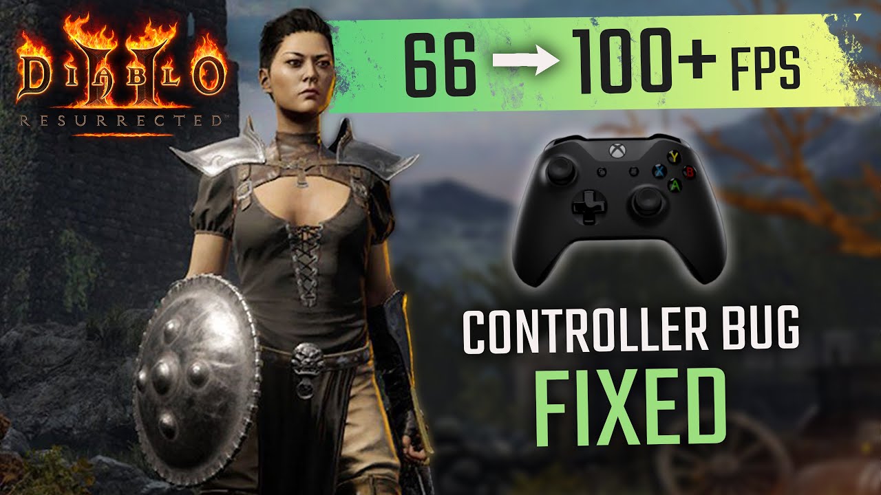[FIXED] Diablo 2 Resurrected - FPS Drop when connecting a Controller!
