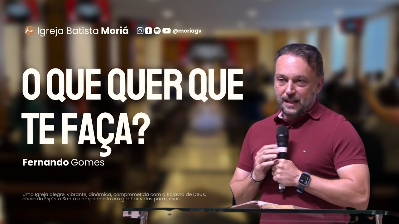 O que quer que te faça? - Fernando Gomes - Culto da Vitória [28.01.2026]