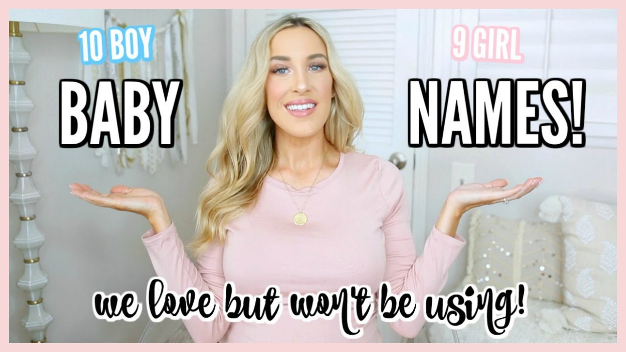 BABY NAMES WE LOVE BUT WON'T BE USING! | OLIVIA ZAPO