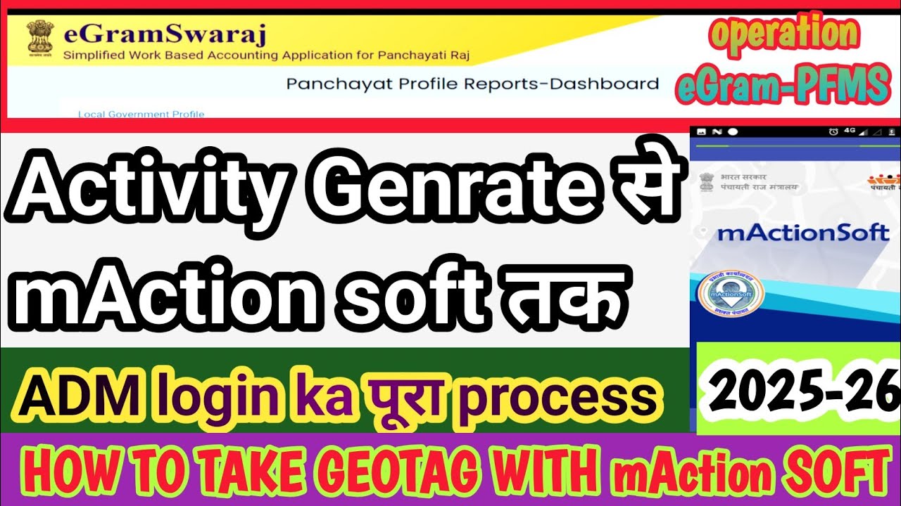 How to Create eGramSwaraj Activities (Step-by-Step Guide)