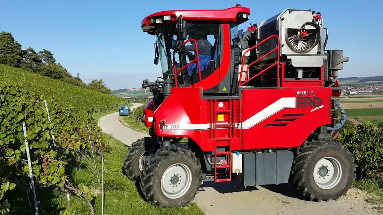 Machine à Vendanger ERO SF200 av VMN Saison 2015