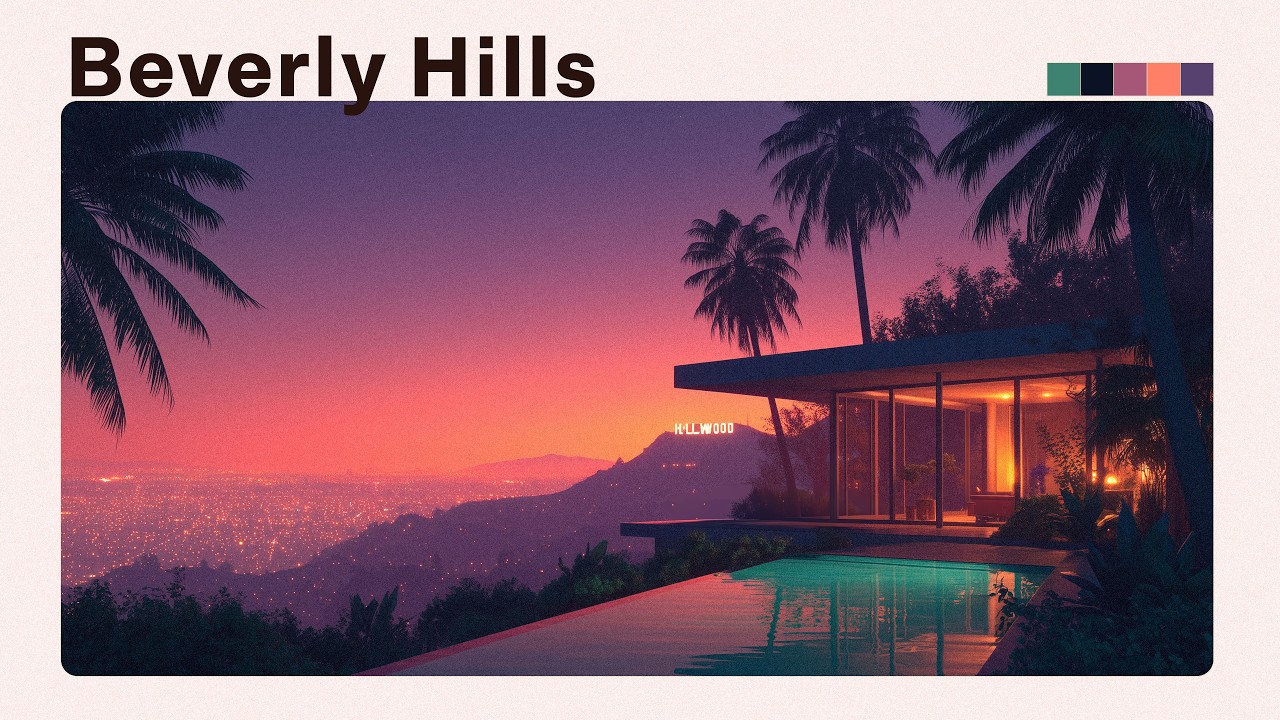 Джаз-хаус микс | (Beverly Hills Sunset Villa) Стиль сета BOLDEN, BERLIOZ | Элегантные грувы