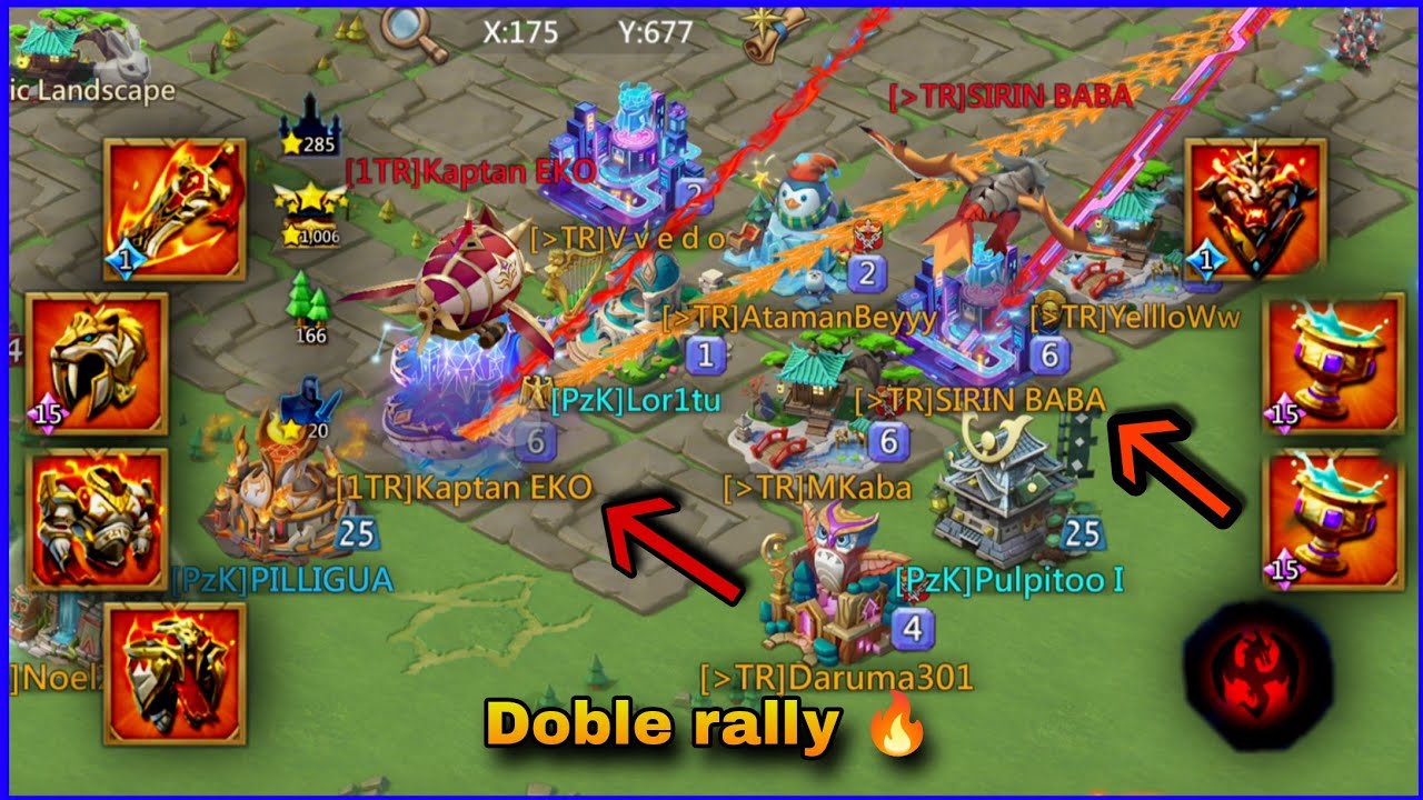 Lords Mobile - Doble rally de emperador y campeón con full astralitas 15