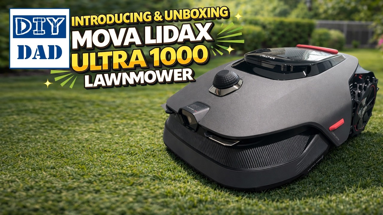 Представляем и распаковываем роботизированную газонокосилку MOVA LiDax Ultra 1000.